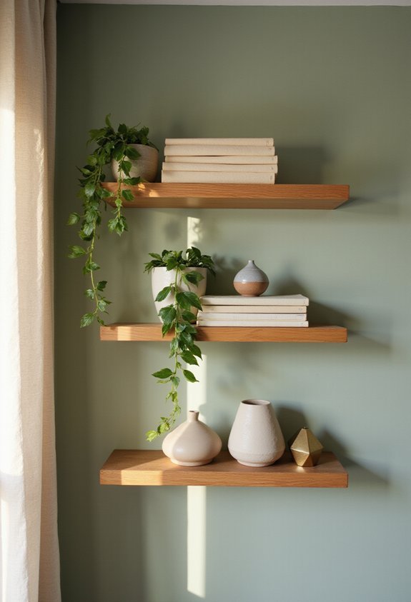 flexible visually striking bookshelf styling