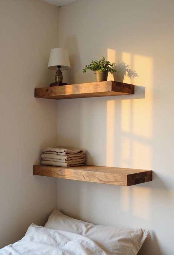 floating budget friendly intentional bedroom nightstand