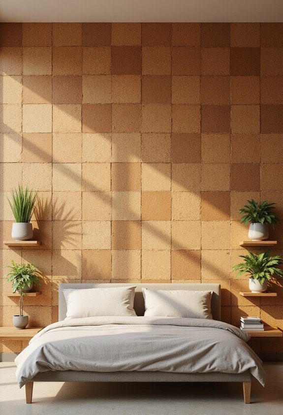 functional stylish versatile budget friendly cork feature wall