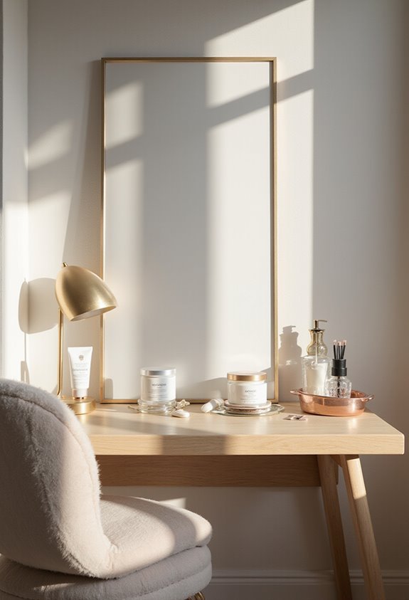 functional workspace for bedroom productivity