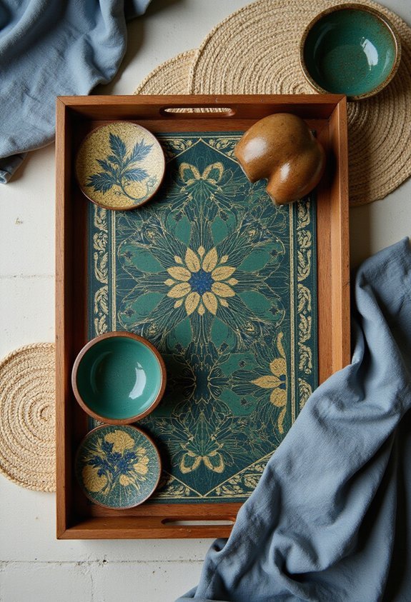 gallery worthy patterned tray designs