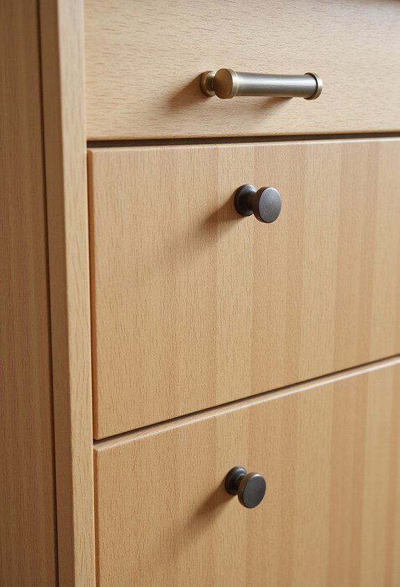 hardware complements white oak beautifully