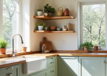 harmonious organic kitchen design aesthetic