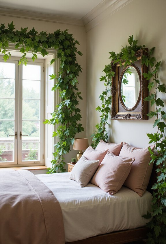 harmonize vine hues with decor scheme
