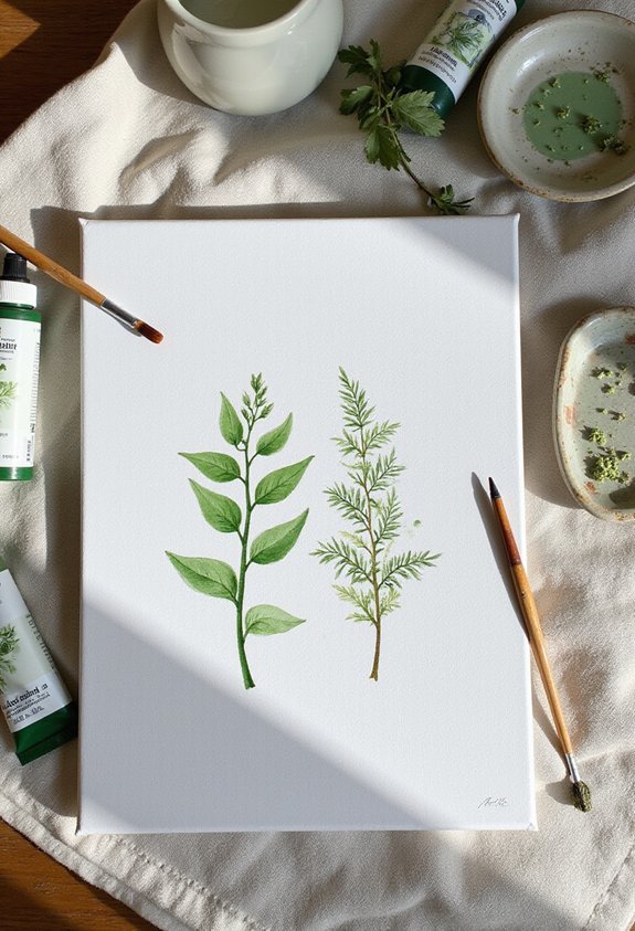 herbal kitchen art inspiration