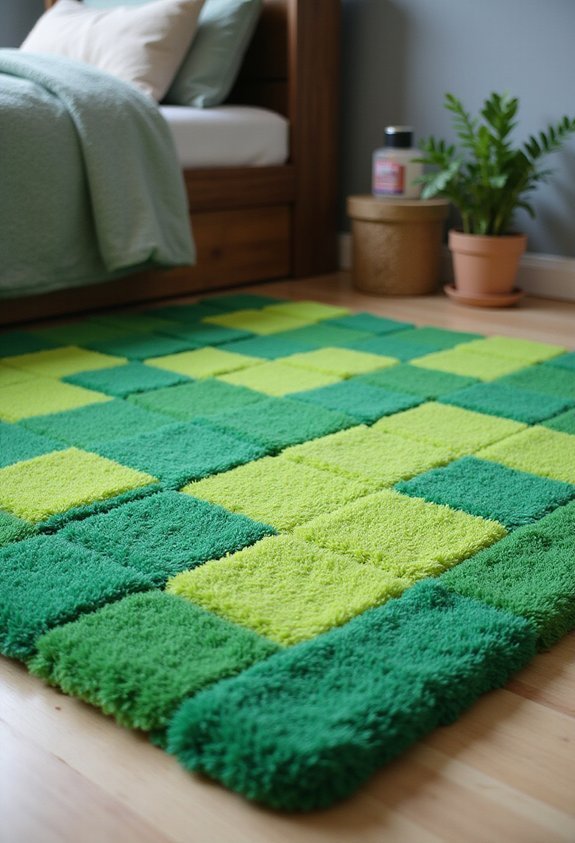 immersive minecraft bedroom floor decor