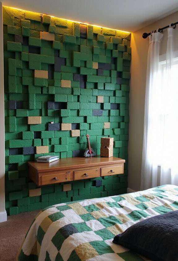 immersive minecraft crafting bench bulletin board