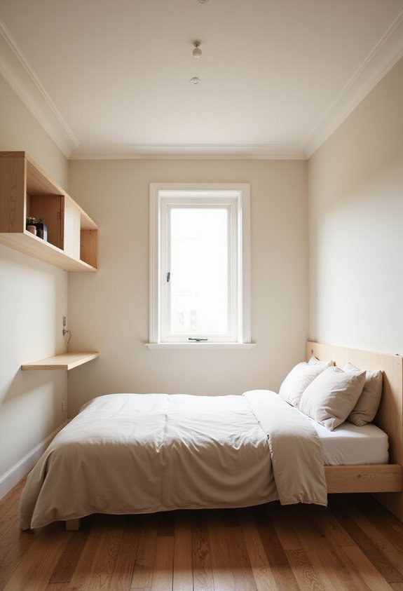 increase perceived room height with light ceiling