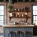 industrial open shelving statement