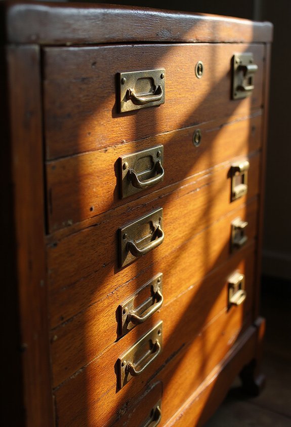 instant furniture makeover with new hardware