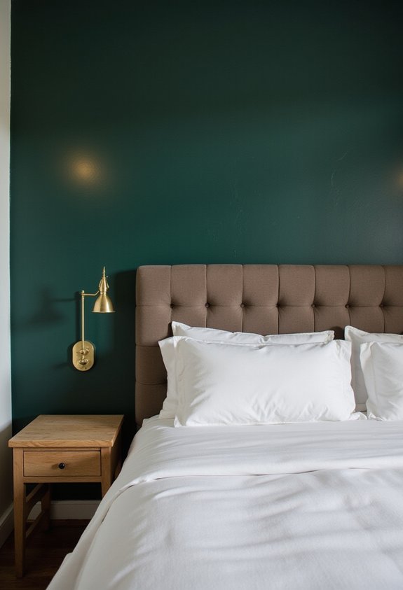 intimate focal visual feature wall