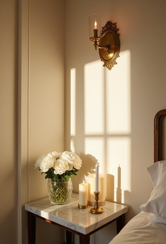 layered lighting creates ambiance and sophistication
