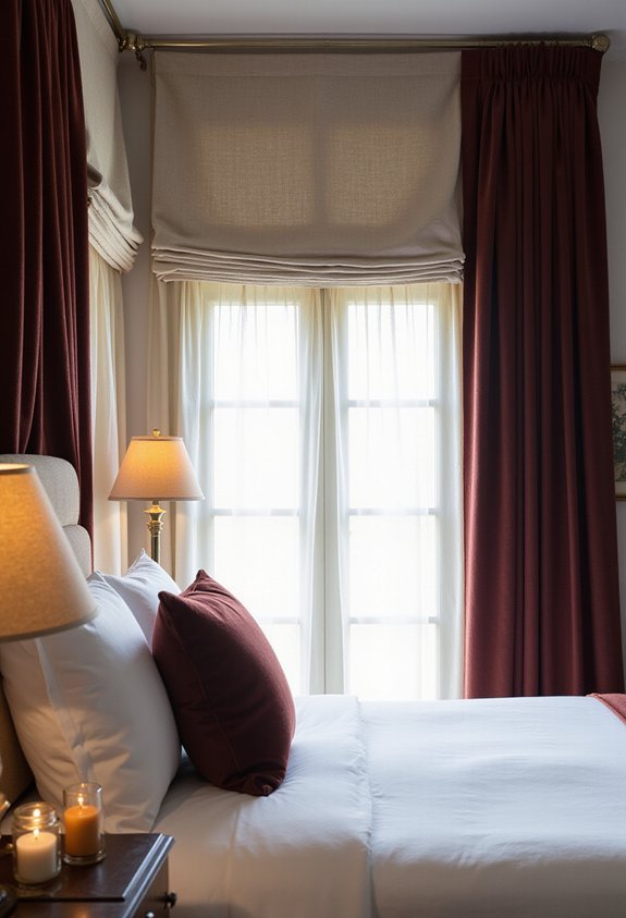 layered textured versatile window treatments