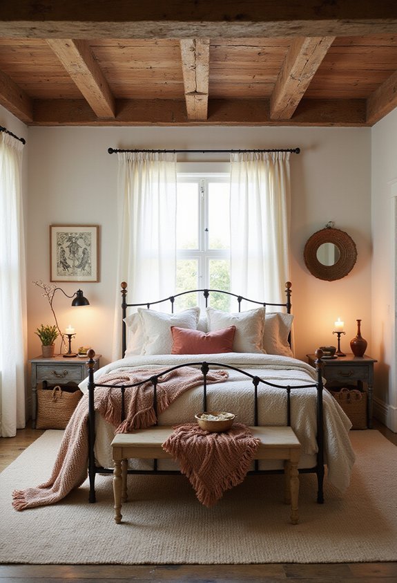 layered warm tones cozy sanctuary