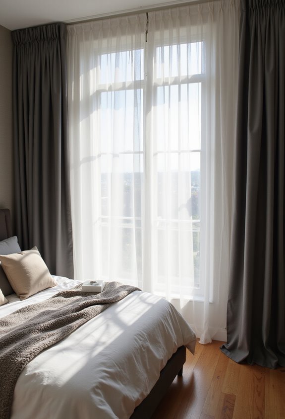 layered window treatments create style privacy