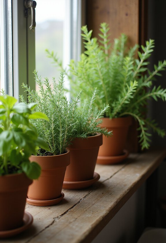 layout determines herb thriving