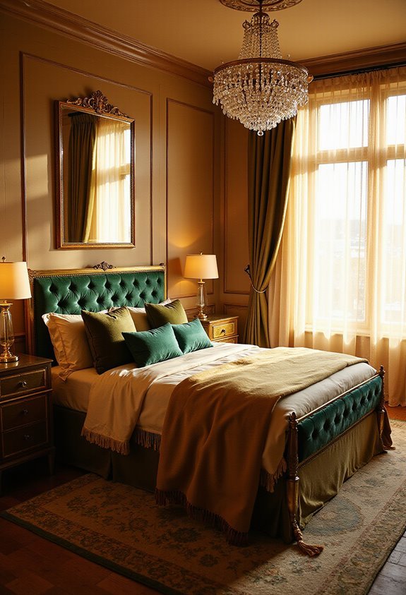 luxurious 1920s jewel toned comfort