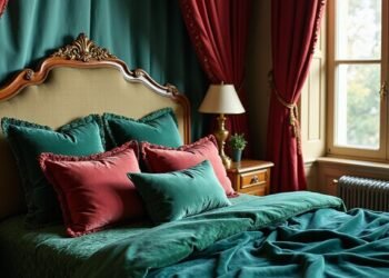 luxurious bold sophisticated jewel toned bedrooms