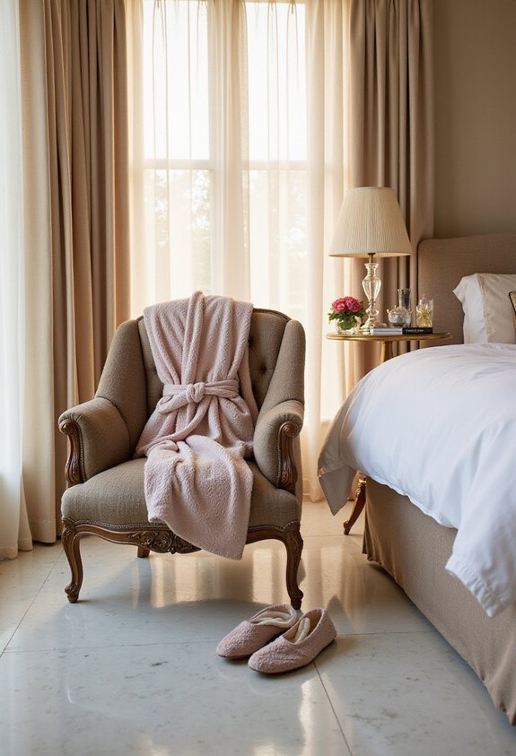 luxury linens elevate bathroom ambiance