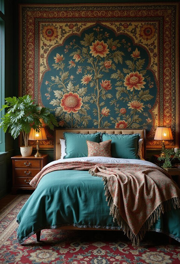 maximalist dramatic textured dimensional backdrops