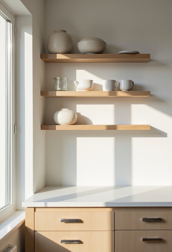 maximize kitchen vertical storage space