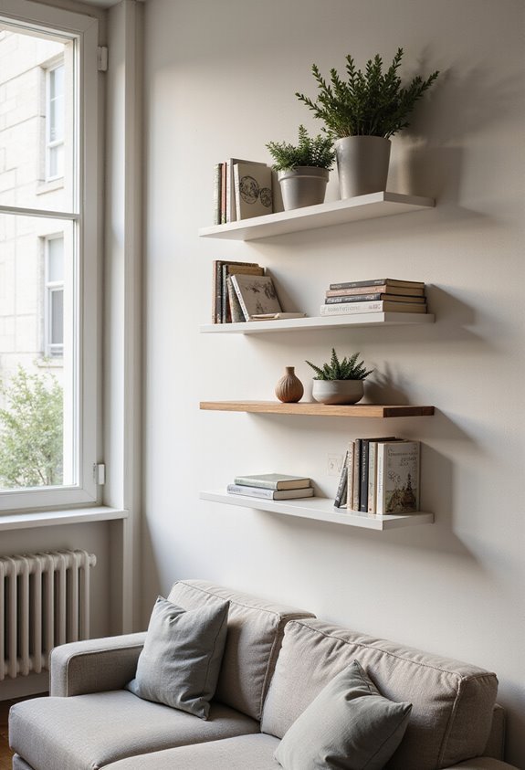 maximize vertical storage space creatively