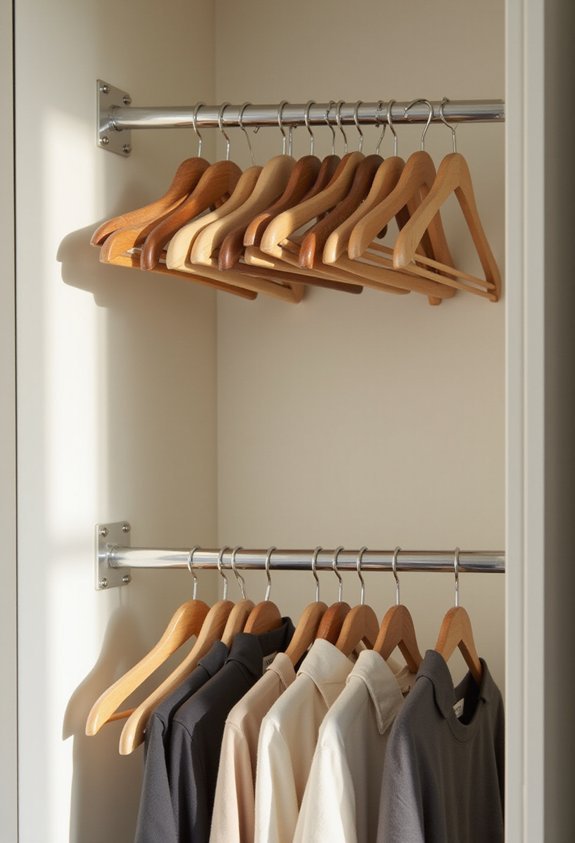 maximizing vertical closet storage