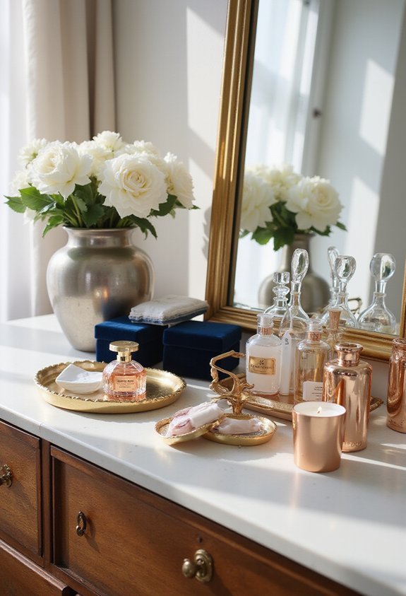 metallic finishes inject glamorous sophistication