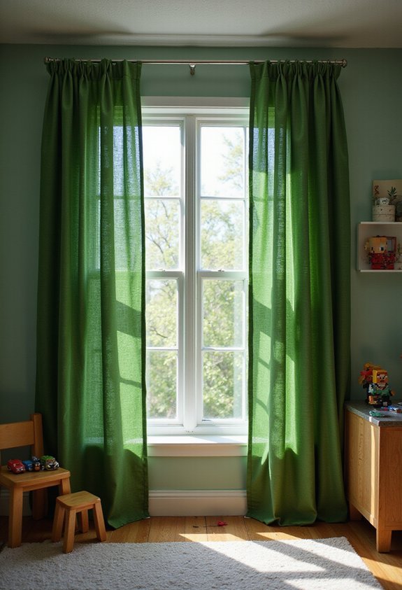 minecraft themed curtains transform kid s room