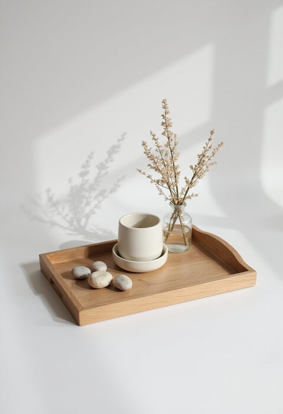 minimalist decluttered organized stress reducing