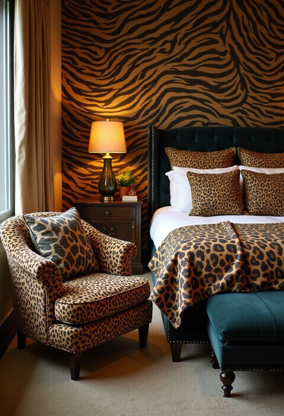 mix bold furniture patterns