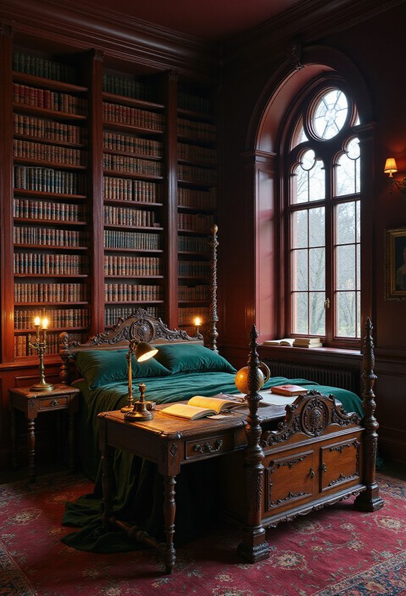 moody literary elegant mysterious