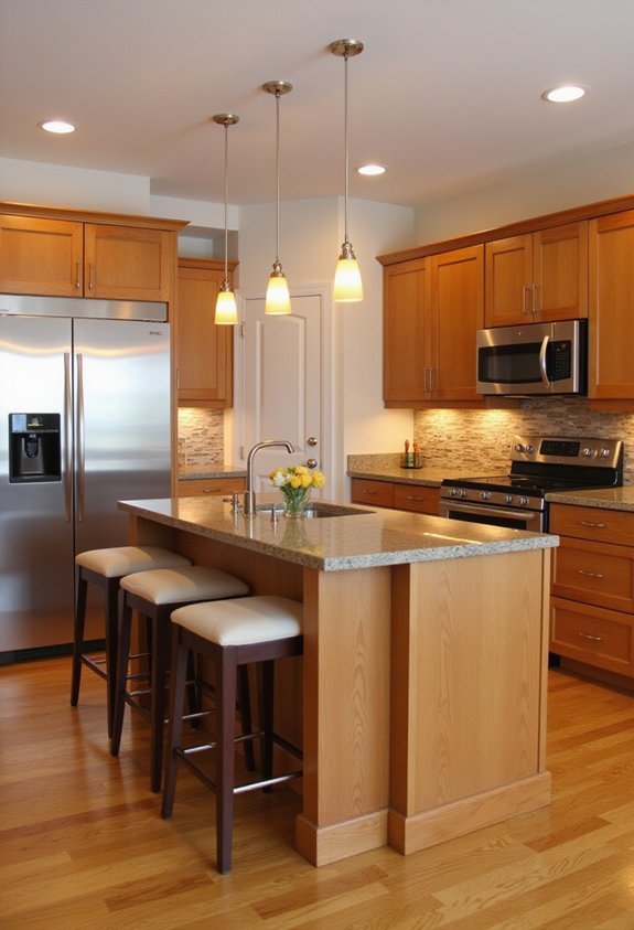 multifunctional kitchen peninsulas for open spaces