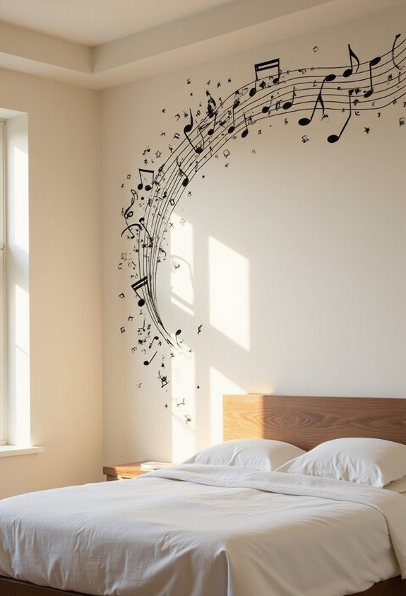 musical decal decorative removable sophistication