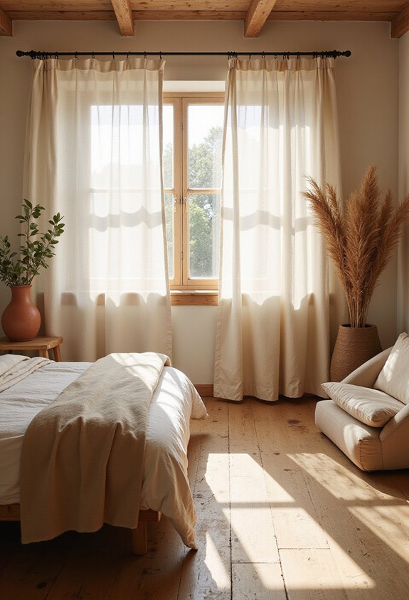 natural filtered light curtains