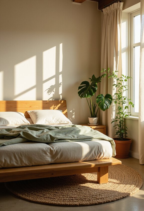 nature inspired bedroom design