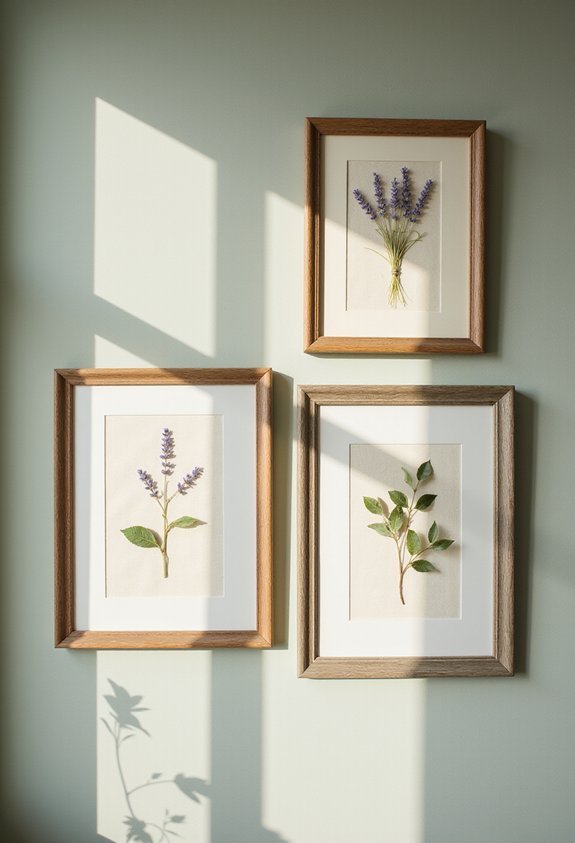 nature inspired botanical wall art