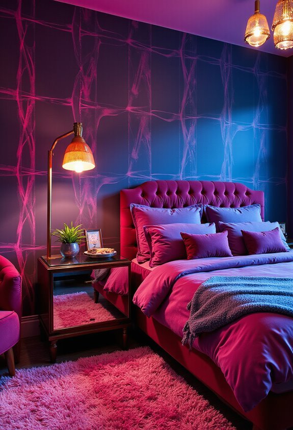 nostalgic bold dynamic lighting design