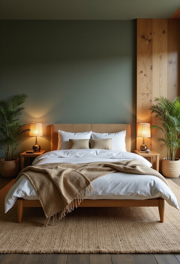 organic nature inspired soft lit visually balanced