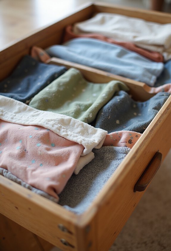 organized customizable affordable rainbow like drawers