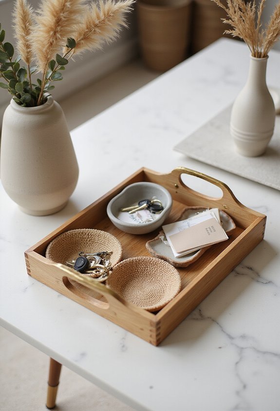 organized entryway tidy life