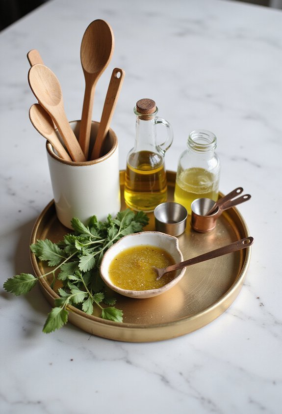 organized intentional efficient cooking workspace