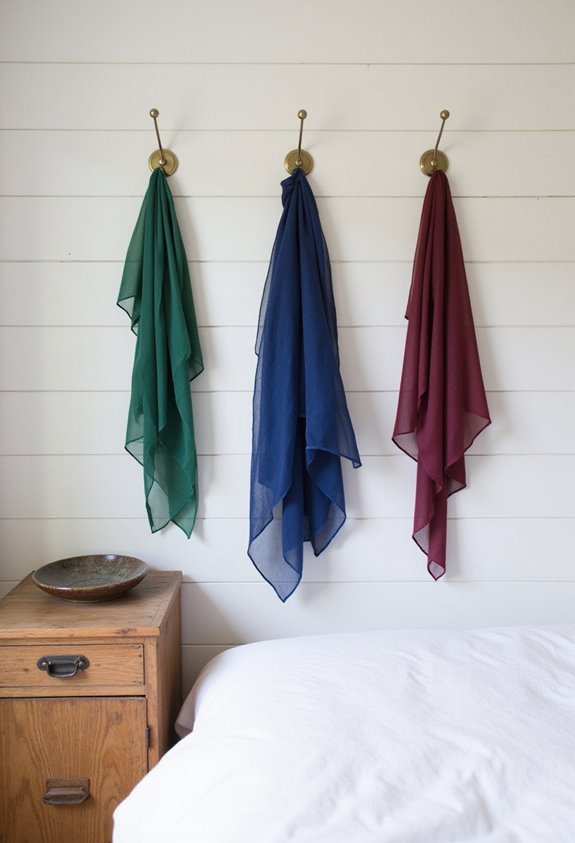 organized scarf filled bedroom clutter reducing lifesavers