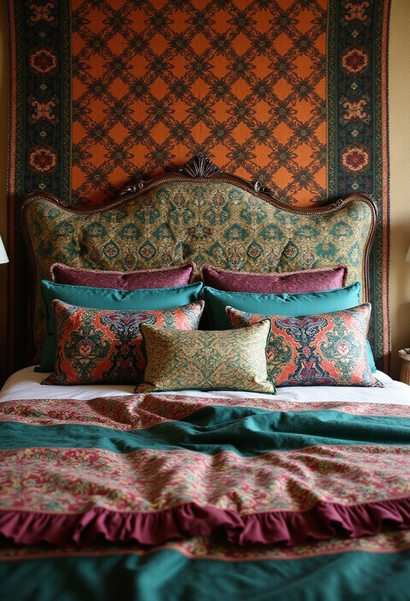 patterned maximalist eye catching centerpiece