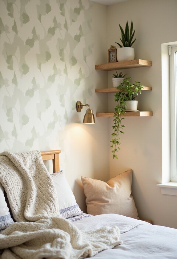 peel and stick wallpaper budget friendly transformation