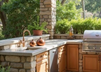 personalize outdoor kitchen s character and style