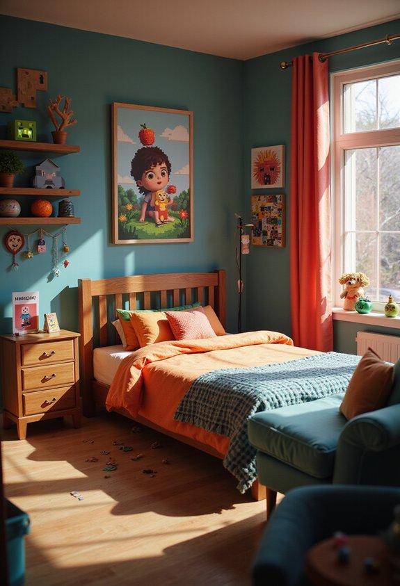 personalized minecraft style pixel art portrait