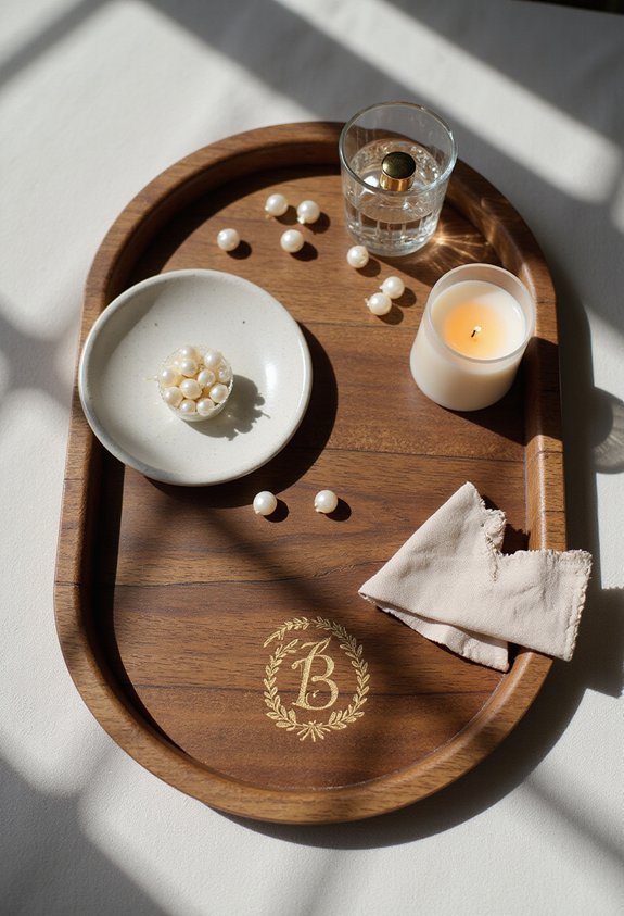 personalized monogrammed sophisticated conversation starting