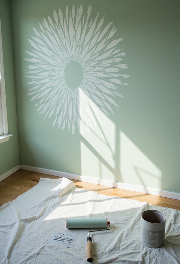 personalized wall stenciling diy project