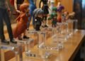 protecting collectible figures with acrylic stands